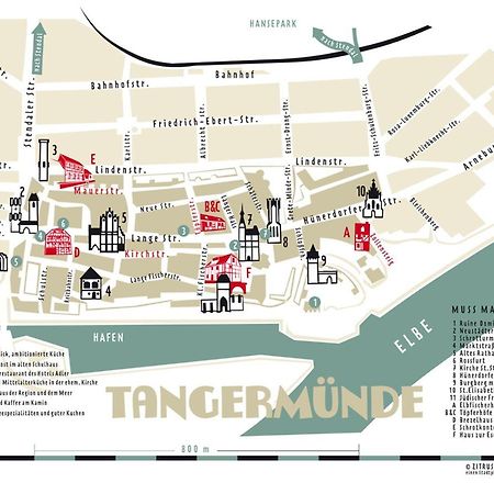 Apartmán Toepferhof 1 Tangermünde Exteriér fotografie