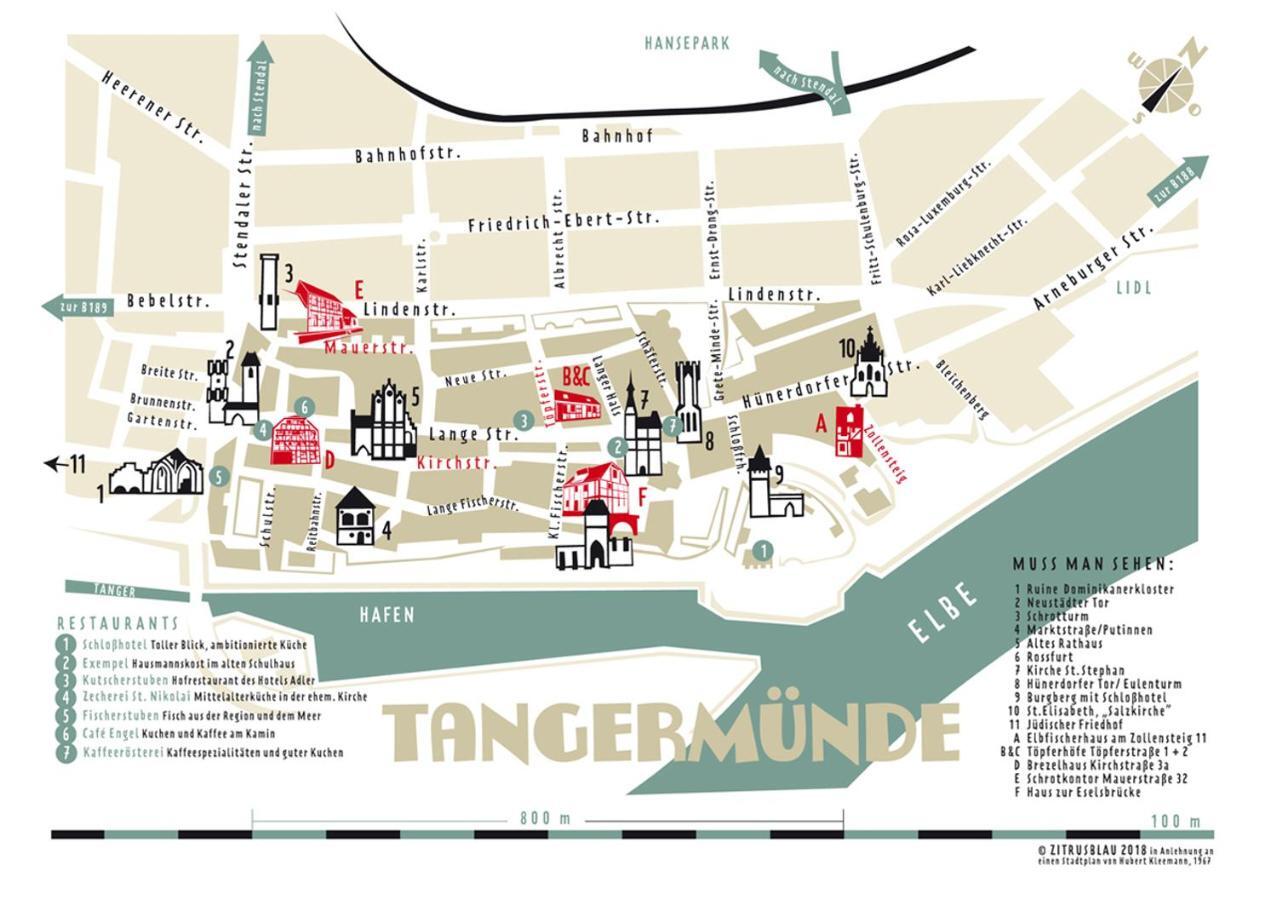 Apartmán Toepferhof 1 Tangermünde Exteriér fotografie